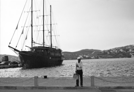 Waiting for tourists, Paros island, July 2011